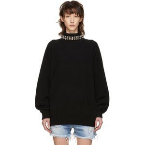 ALEXANDER WANG | Studded Knit Turtleneck Sweater